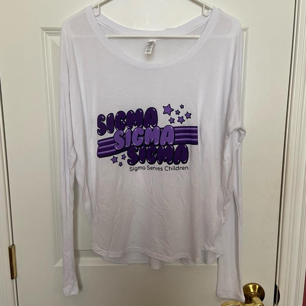 “Sigma Sigma Sigma” “Sigma Serves Children” shirt